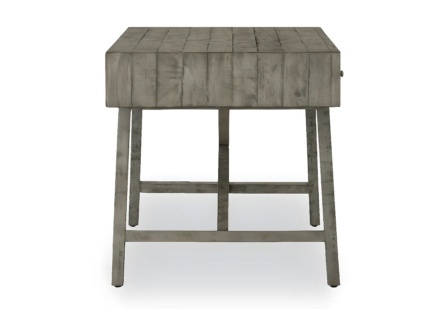Console 3 tiroirs Bois Gris - Cidalie Décoration d'Autrefois