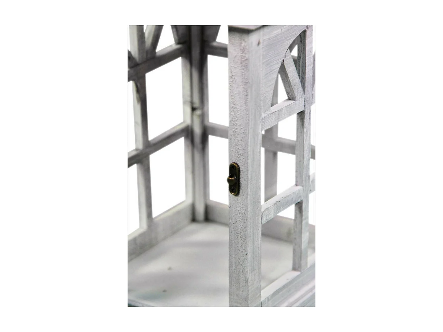 Lanterne Bois Blanc - Décoration d'Autrefois