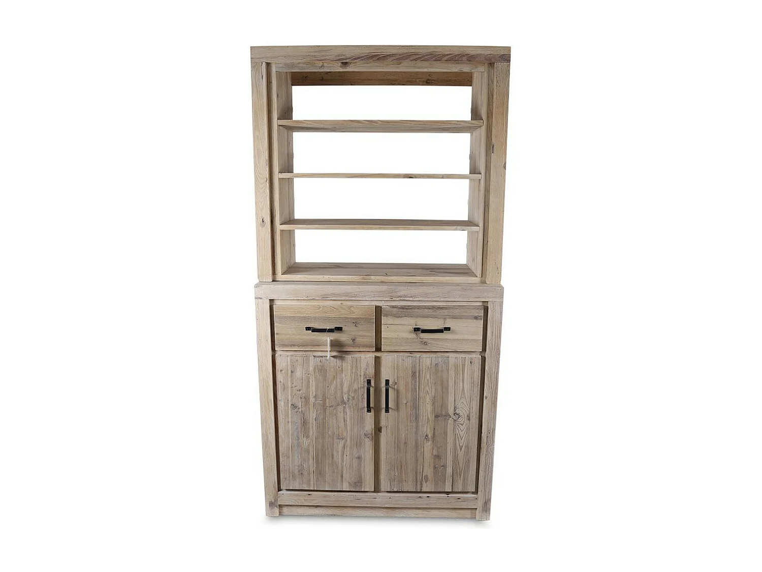 Vaisselier 2 tiroirs naturel Bois Naturel - Esmée Décoration d'Autrefois