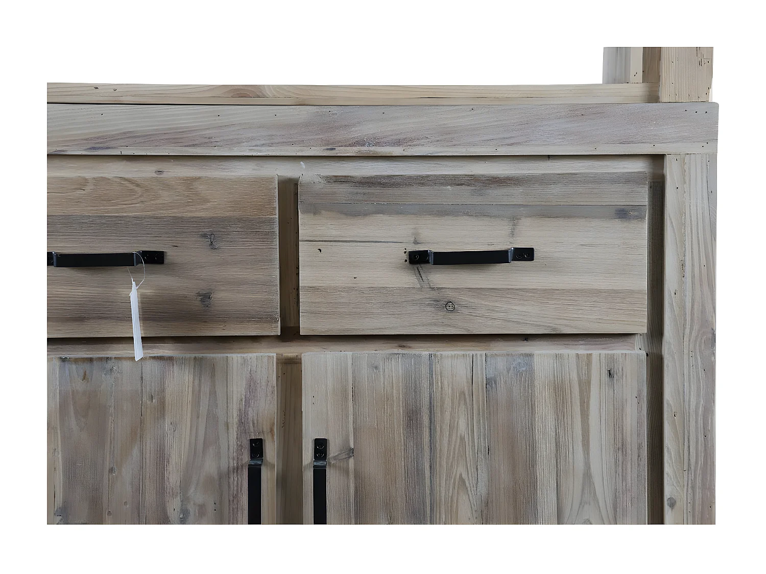 Vaisselier 2 tiroirs naturel Bois Naturel - Esmée Décoration d'Autrefois