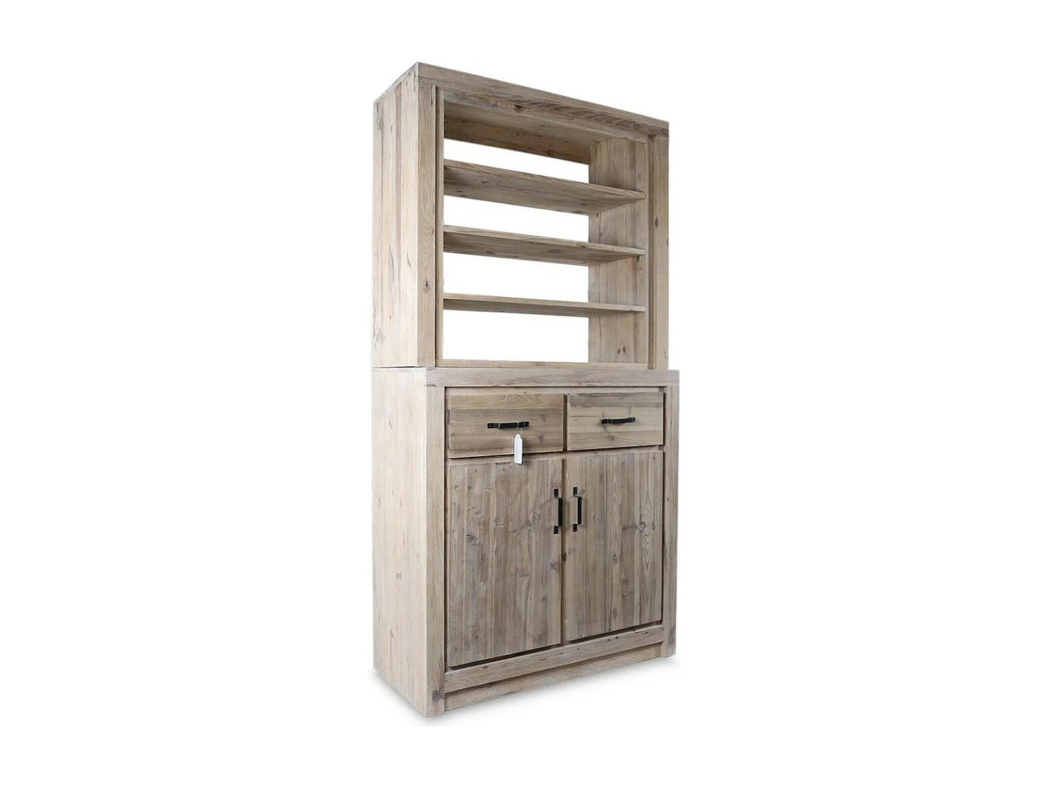 Vaisselier 2 tiroirs naturel Bois Naturel - Esmée Décoration d'Autrefois