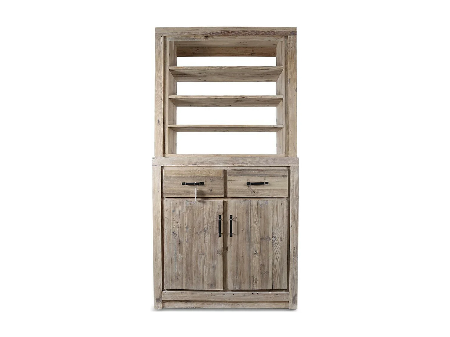 Vaisselier 2 tiroirs naturel Bois Naturel - Esmée Décoration d'Autrefois