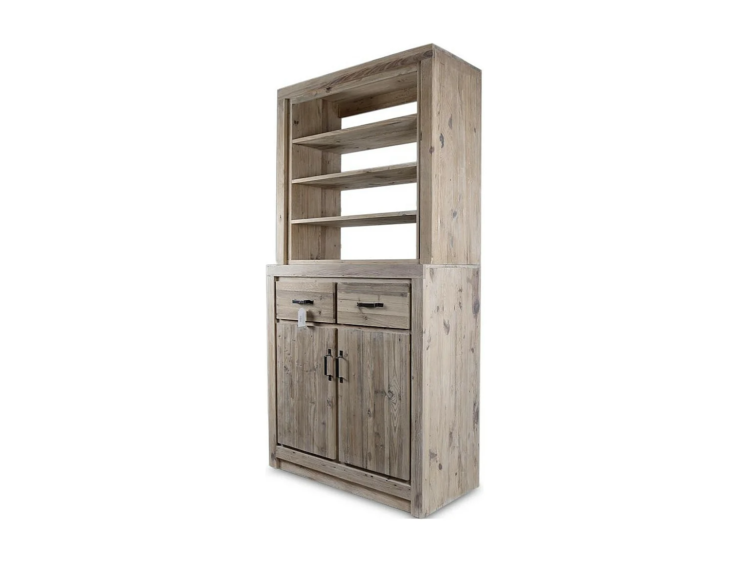 Vaisselier 2 tiroirs naturel Bois Naturel - Esmée Décoration d'Autrefois