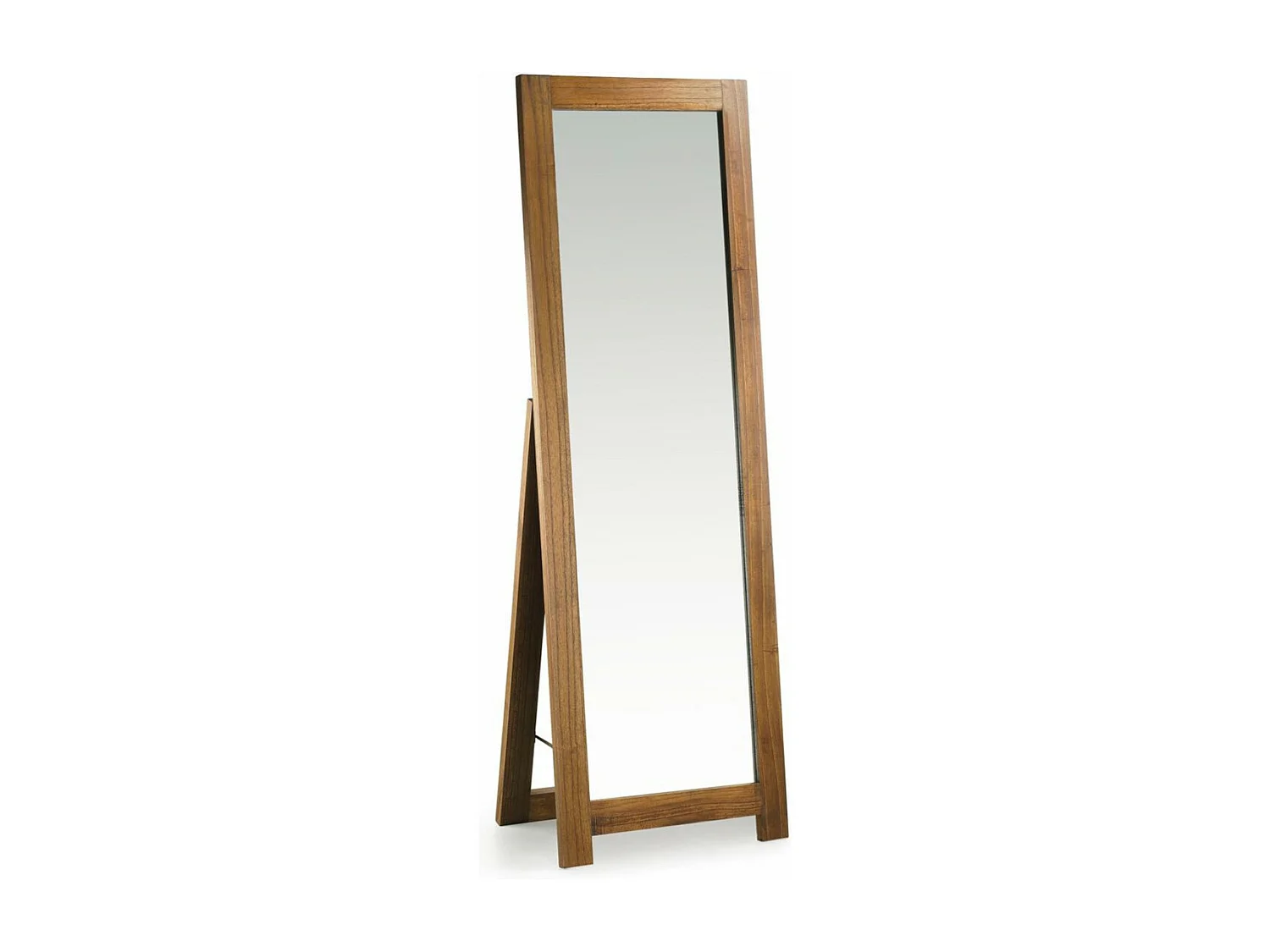 Miroir sur pied Bois Marron - Onéline Décoration d'Autrefois