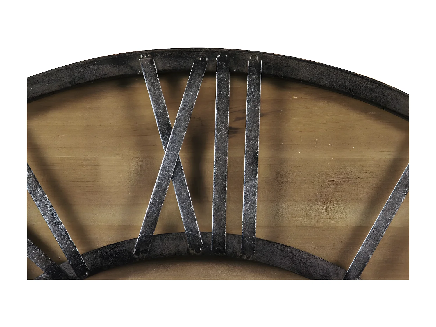 Grande horloge ancienne Fer Forgé Marron - Décoration d'Autrefois