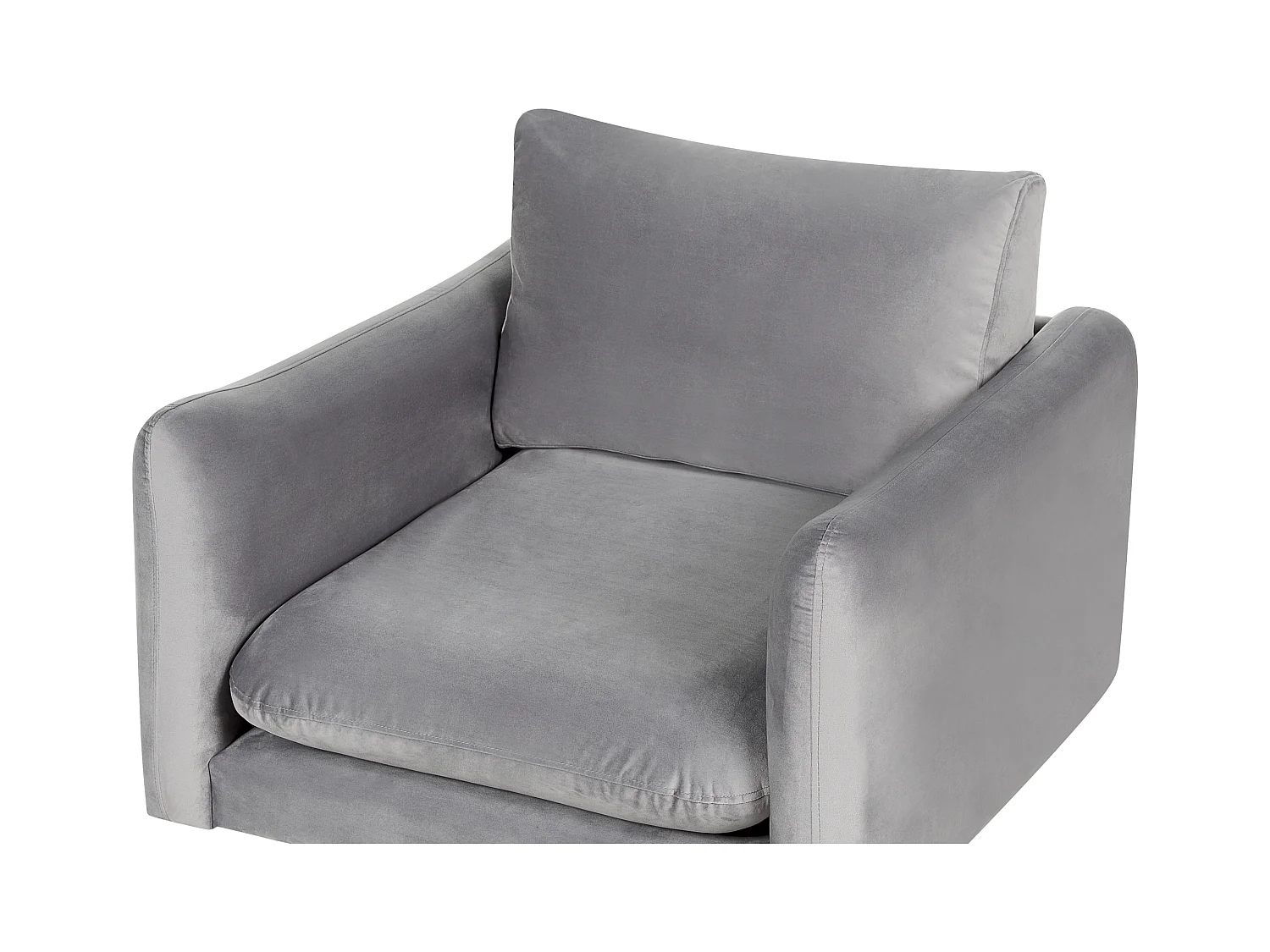 Poltrona VINTERBRO Velluto Grigio