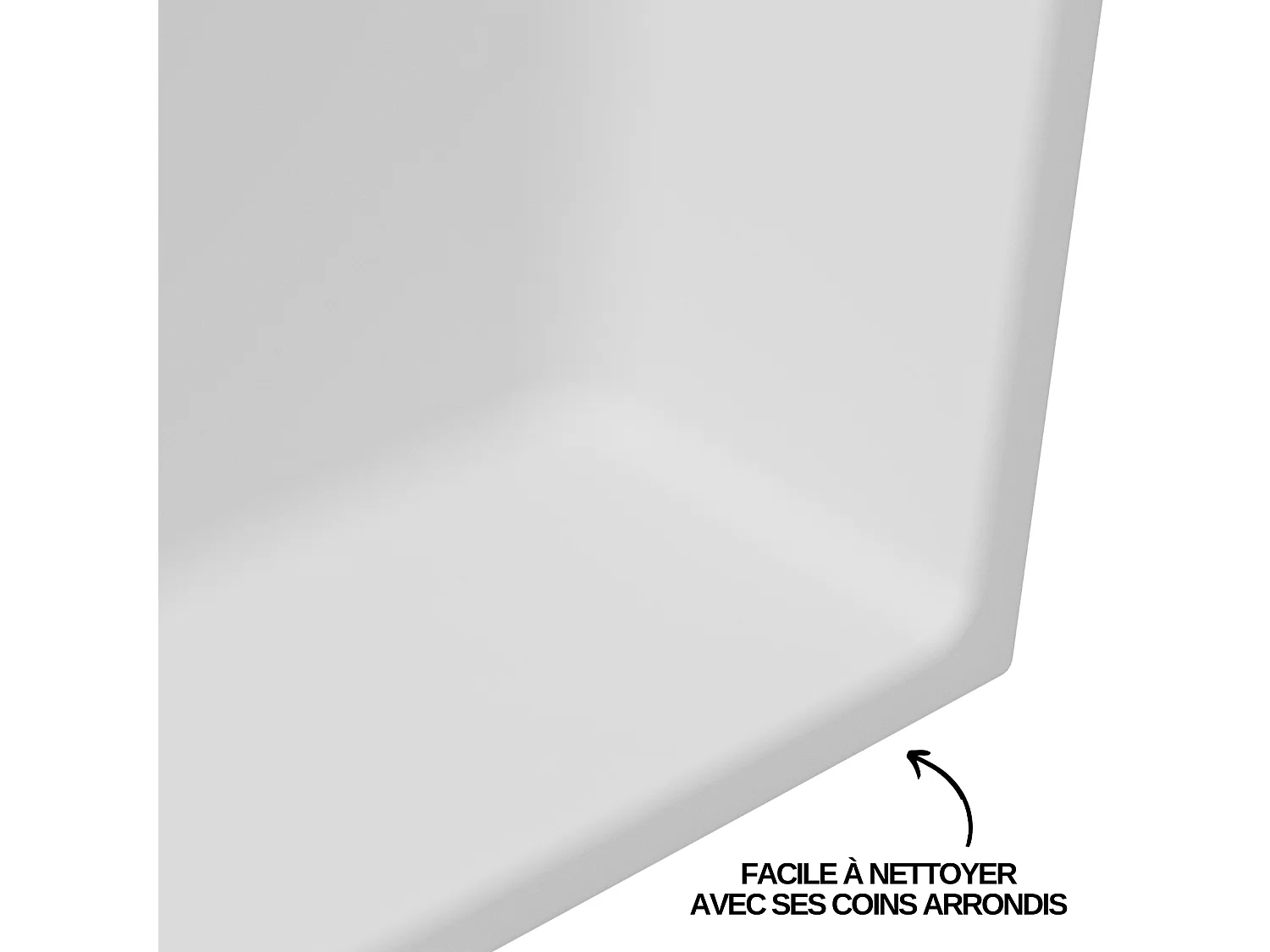 Niche de Douche, Rangement mural de Salle de Bain et Douche 63X33cm Blanc Satiné, NOOK by SANIZÉO