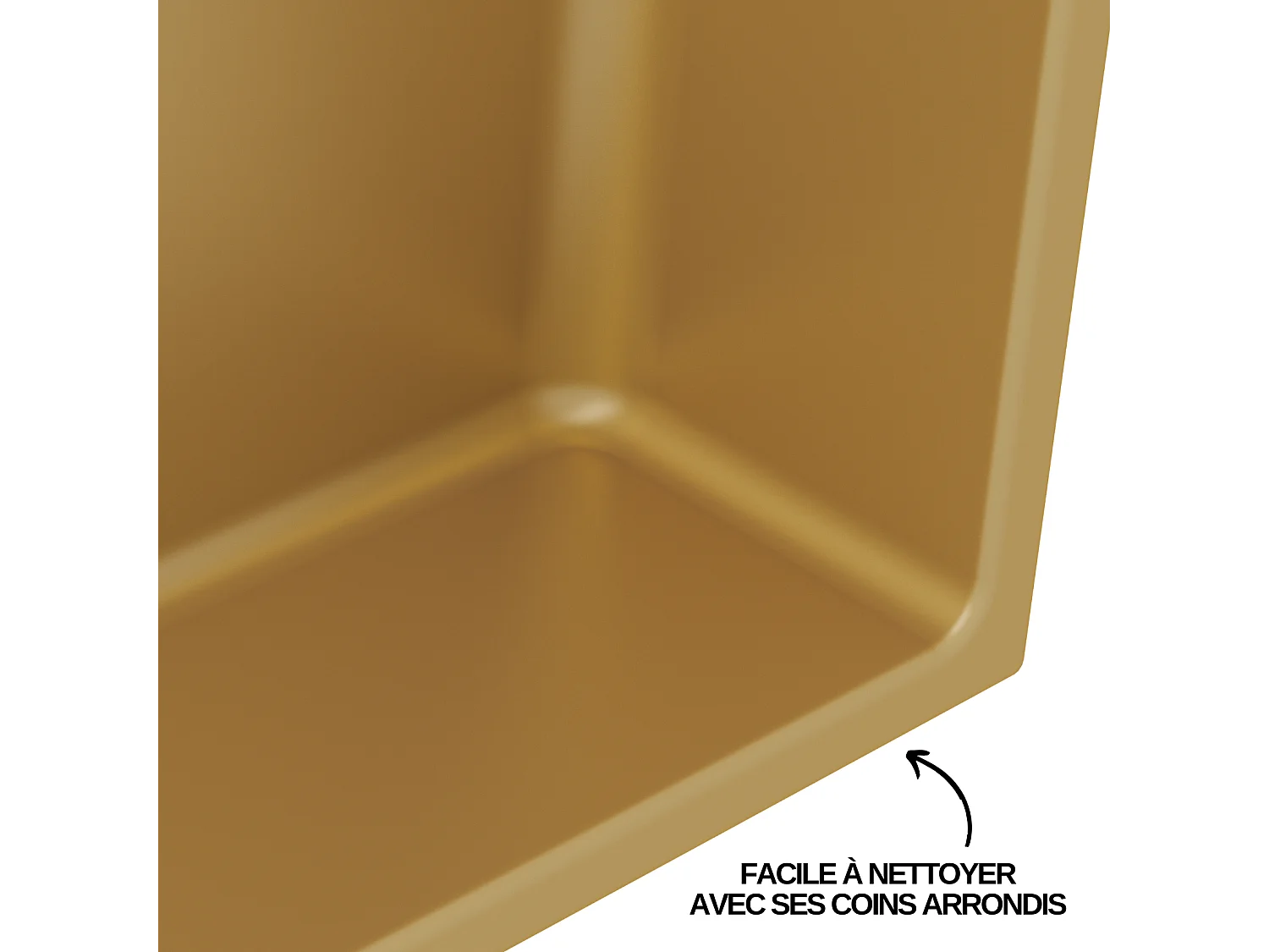 Niche de Douche, Rangement mural de Salle de Bain et Douche 30x60cm Or Satiné, NOOK by SANIZÉO