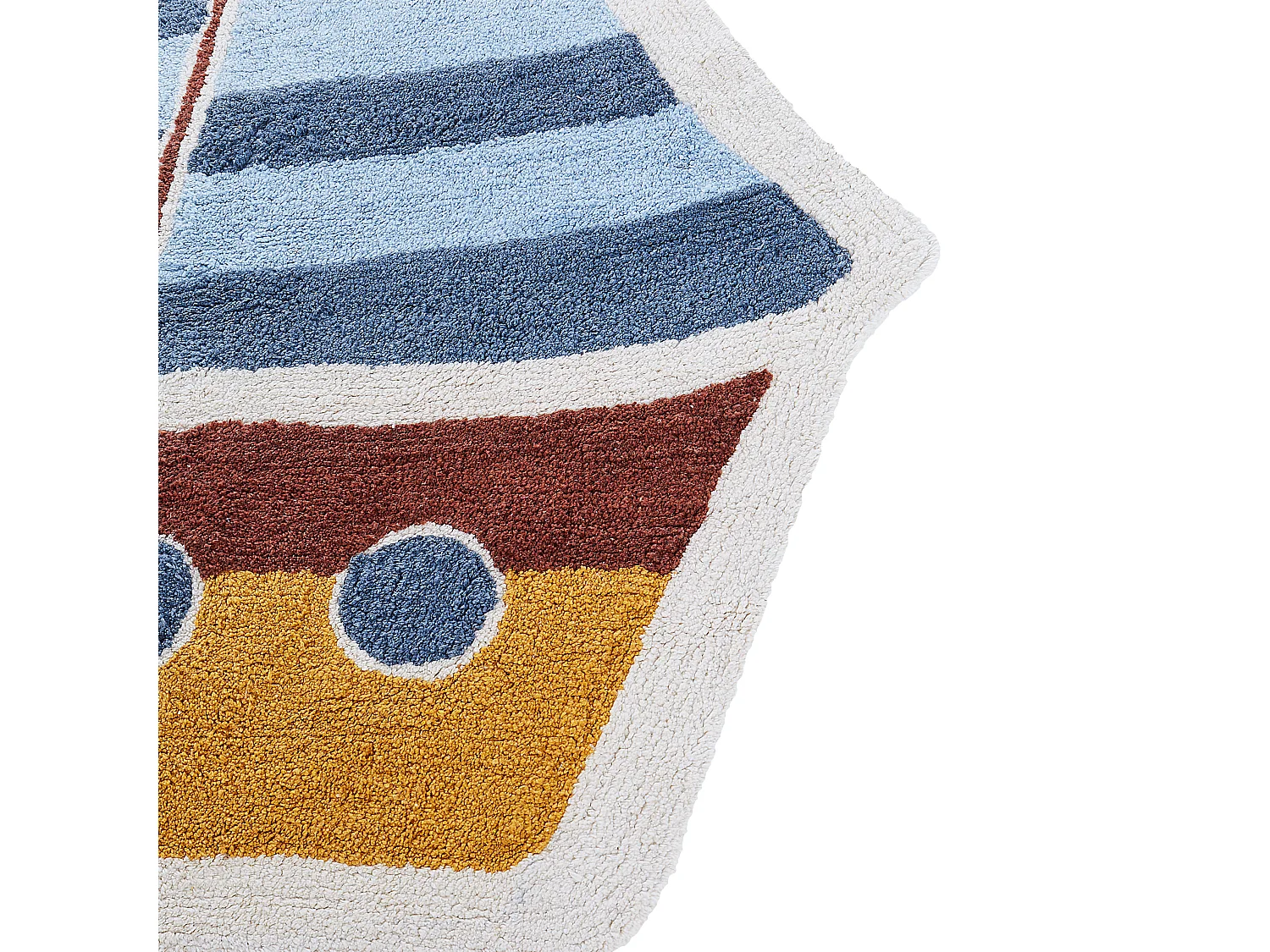 Tapis enfant SPETI Multicolore 105 x 120 cm Coton