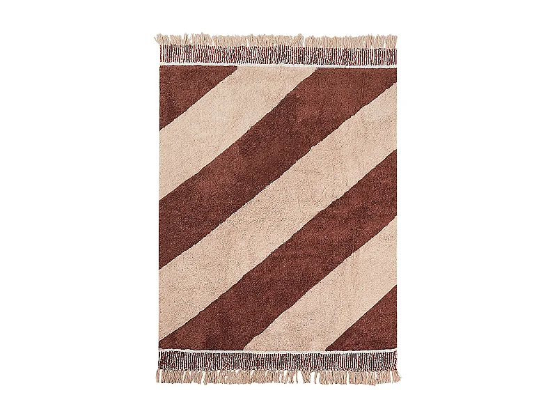 Tapis XULUF Marron 140 x 200 cm Coton