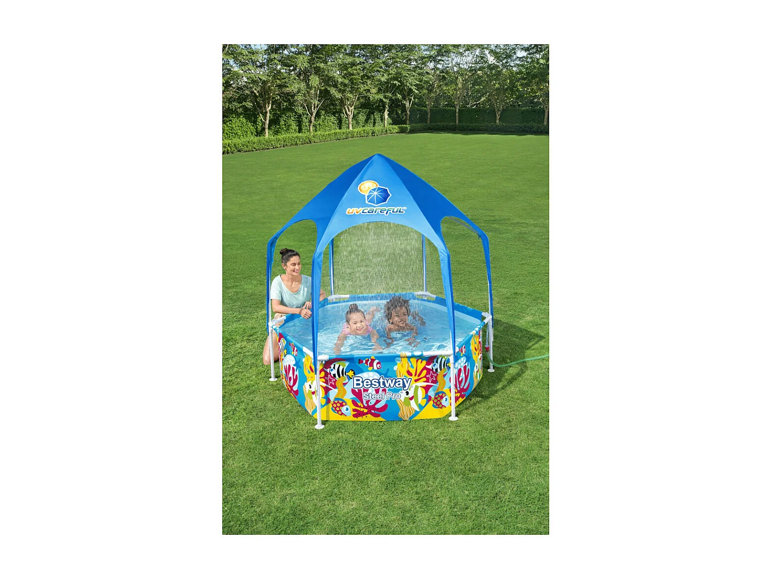 Bestway Piscine hors sol steel pro ronde 183 x 51 cm - 5618t