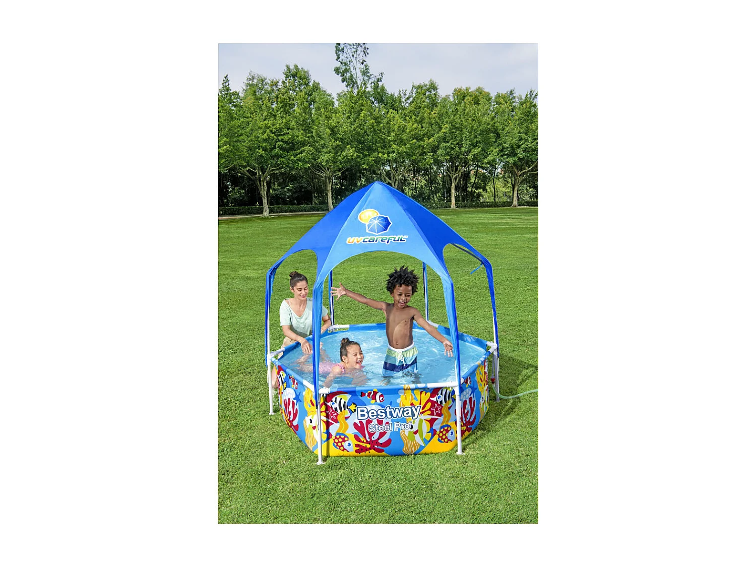 Bestway Piscine hors sol steel pro ronde 183 x 51 cm - 5618t