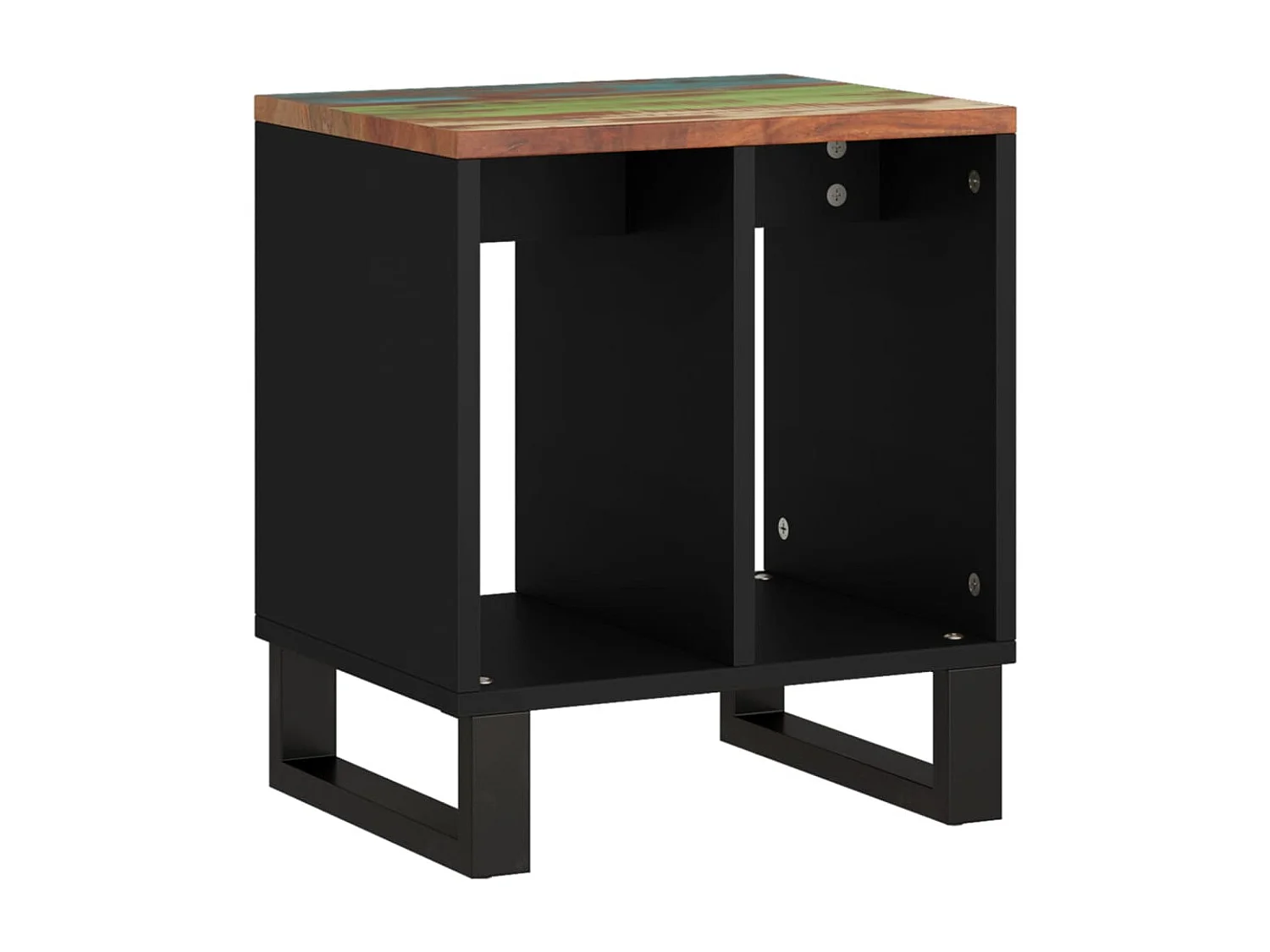 Table d'appoint 40x31x46cm Bois de récupération et d'ingénierie