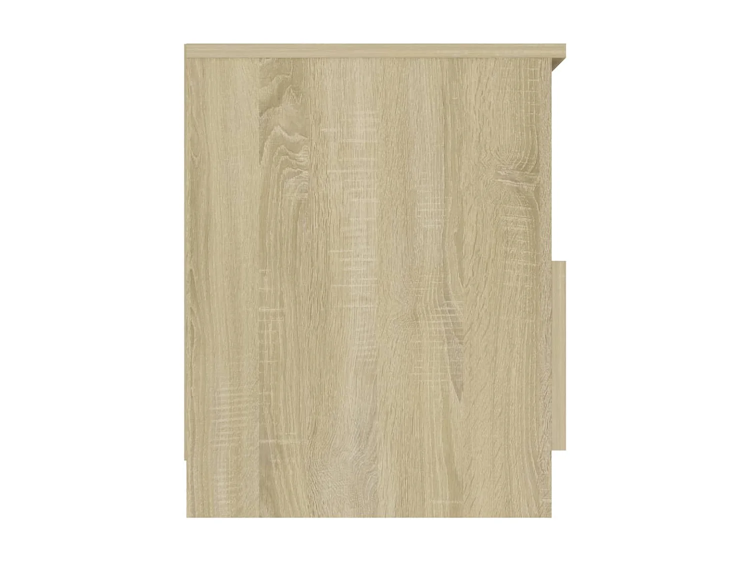 Nachtkastjes 2 st 40x40x50 cm bewerkt hout sonoma eikenkleurig