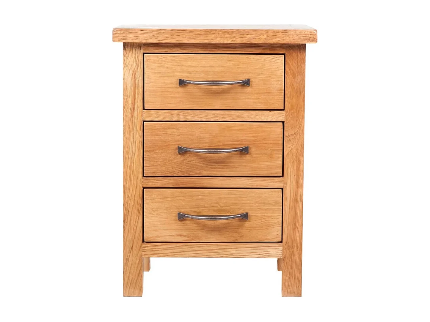 Mesitas de noche 2 unidades madera maciza de roble 40x30x54 cm