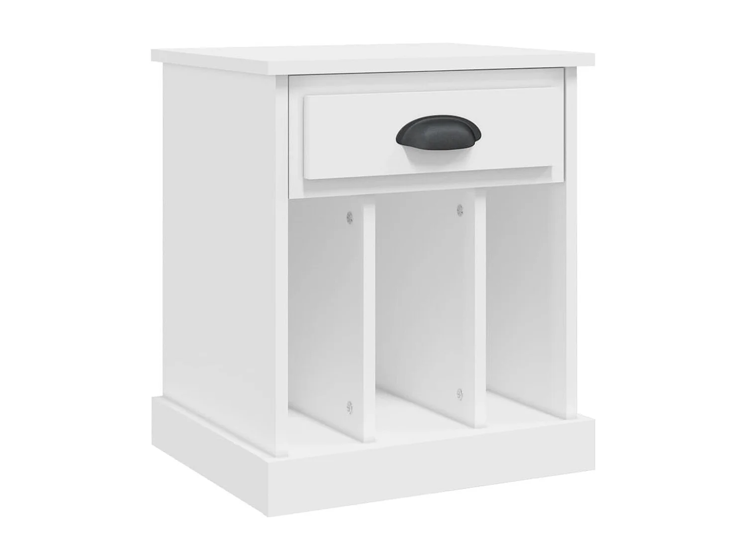 Tables de chevet 2 pièces blanc 43x36x50 cm