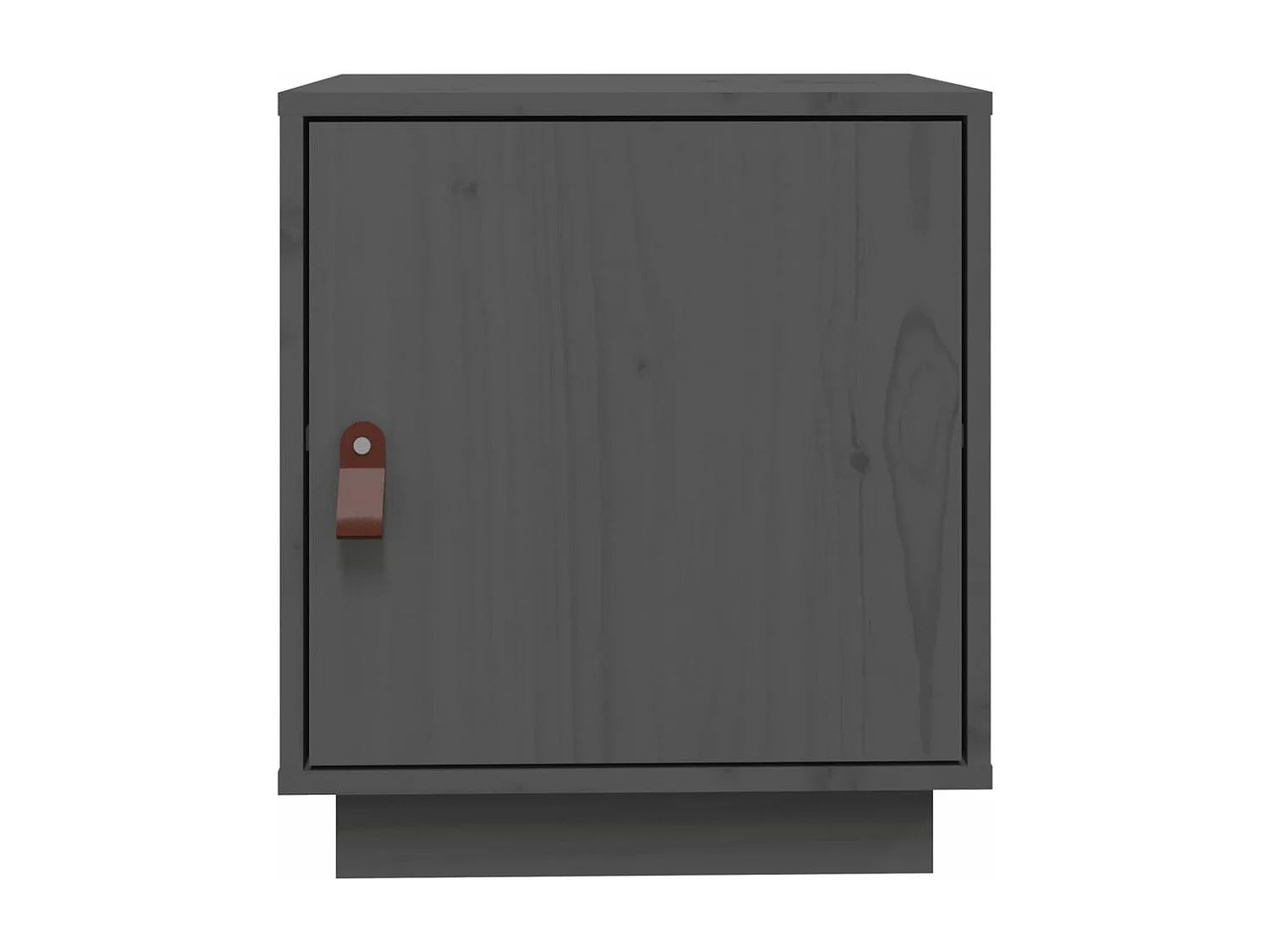 Tables de chevet 2 pièces Gris 40x34x45 cm Bois de pin massif