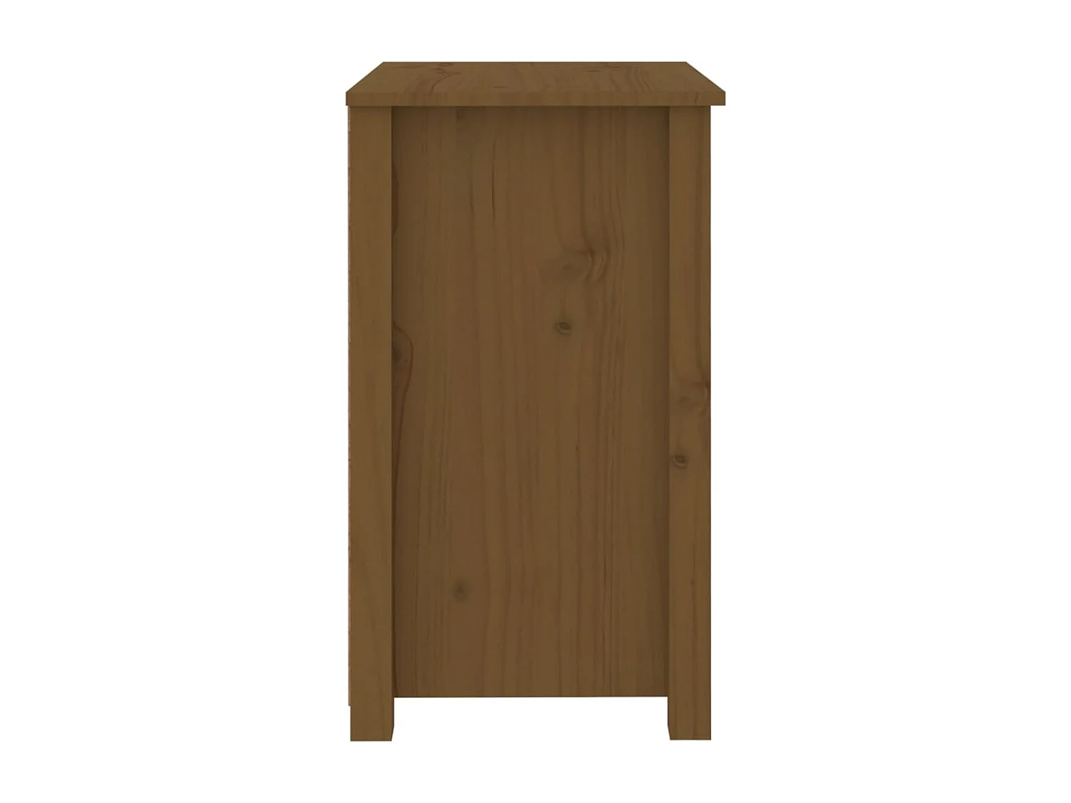 Table de chevet Marron miel 50x35x61,5 cm Bois de pin massif