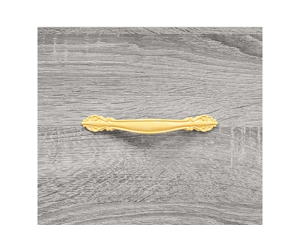 Table de chevet sonoma gris 40x40x66 cm bois d'ingénierie