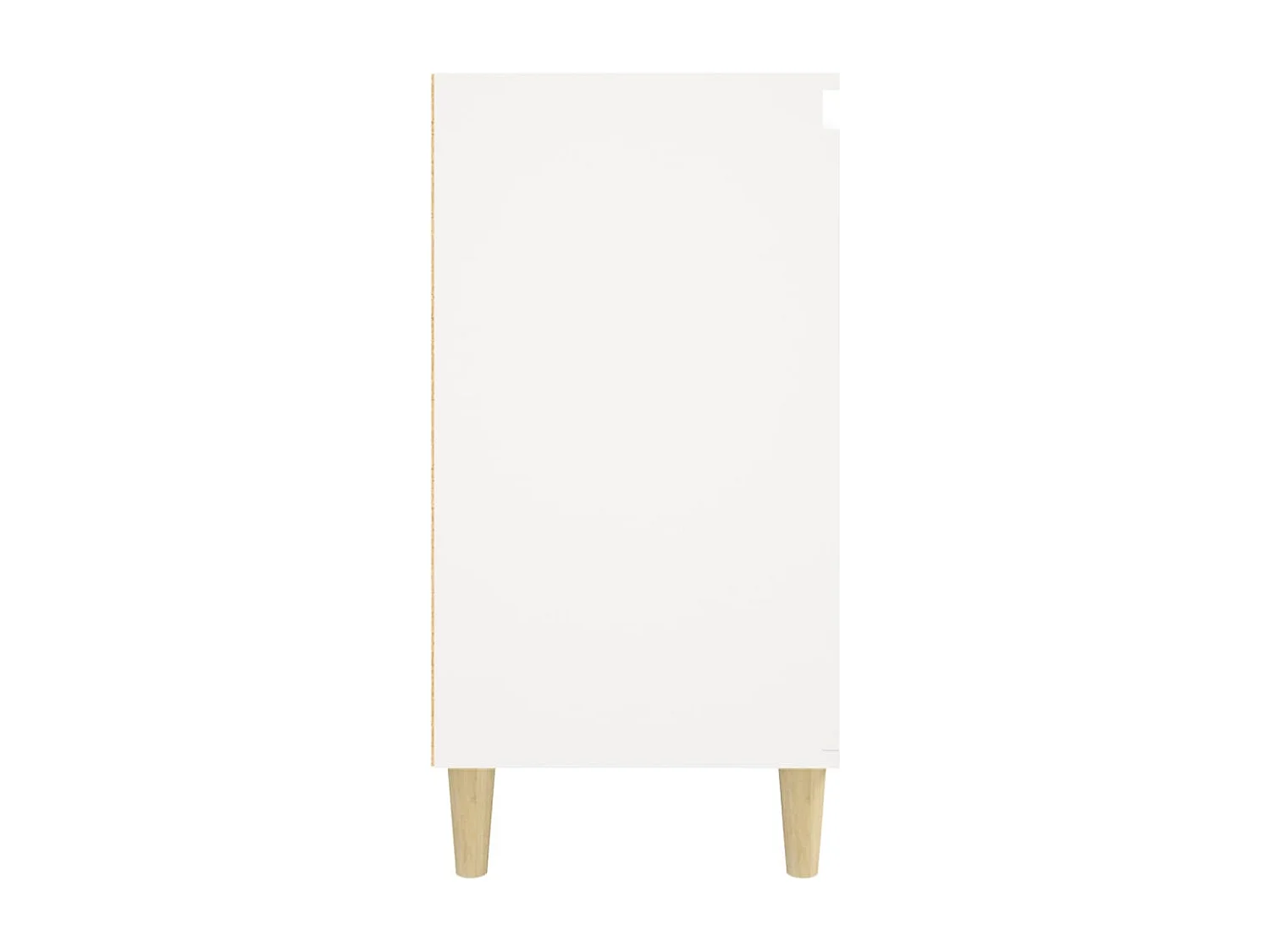 Table de chevet blanc 40x35x70 cm bois d’ingénierie