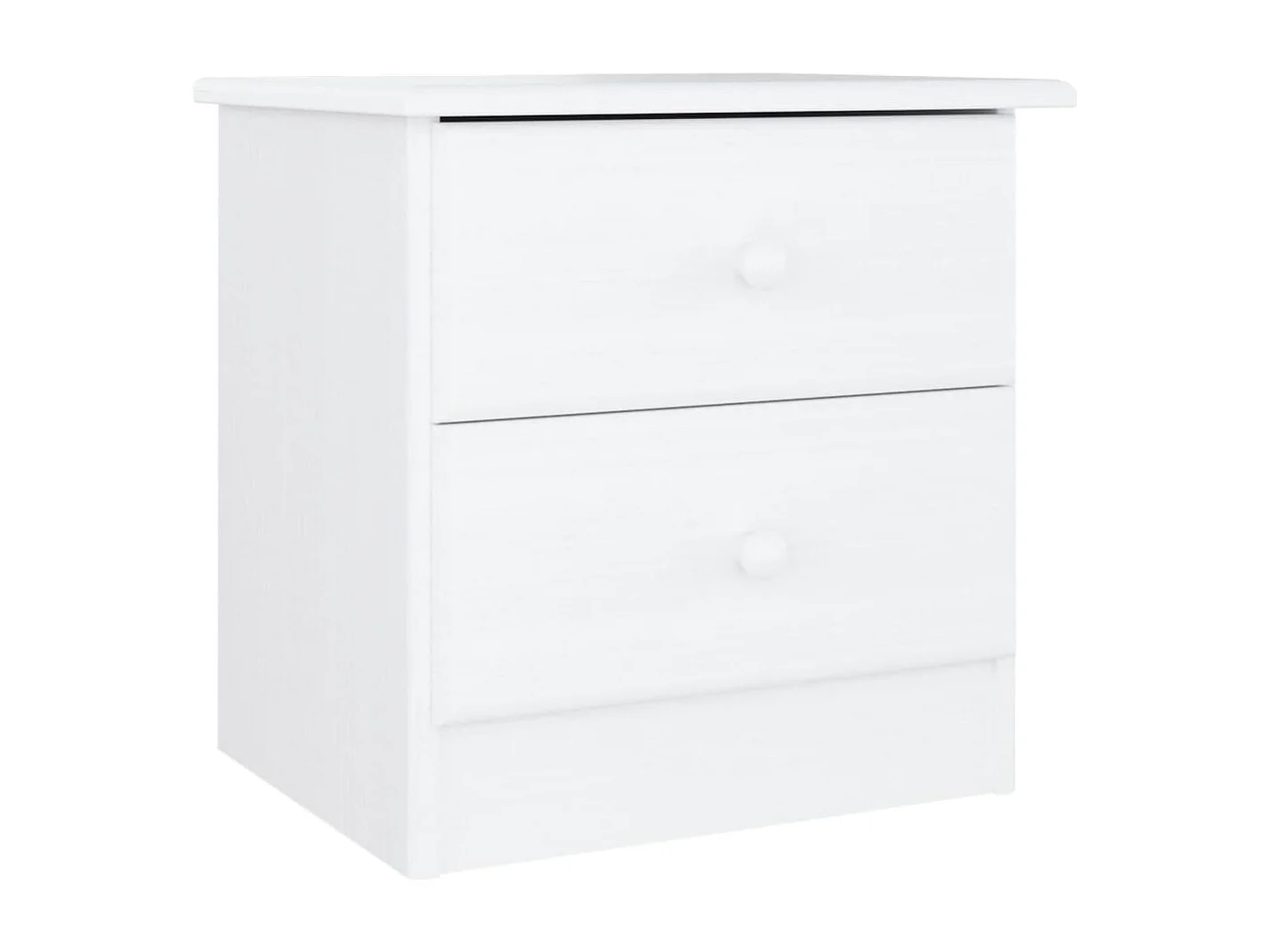 Table de chevet ALTA blanc 43x35x40,5 cm bois de pin massif