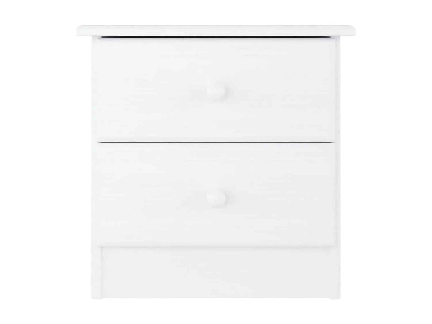 Mesa de cabeceira ALTA 43x35x40,5 cm pinho maciço branco