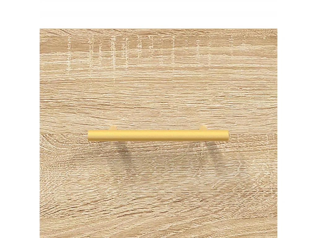 Table de chevet chêne sonoma 40x35x47,5 cm bois d’ingénierie