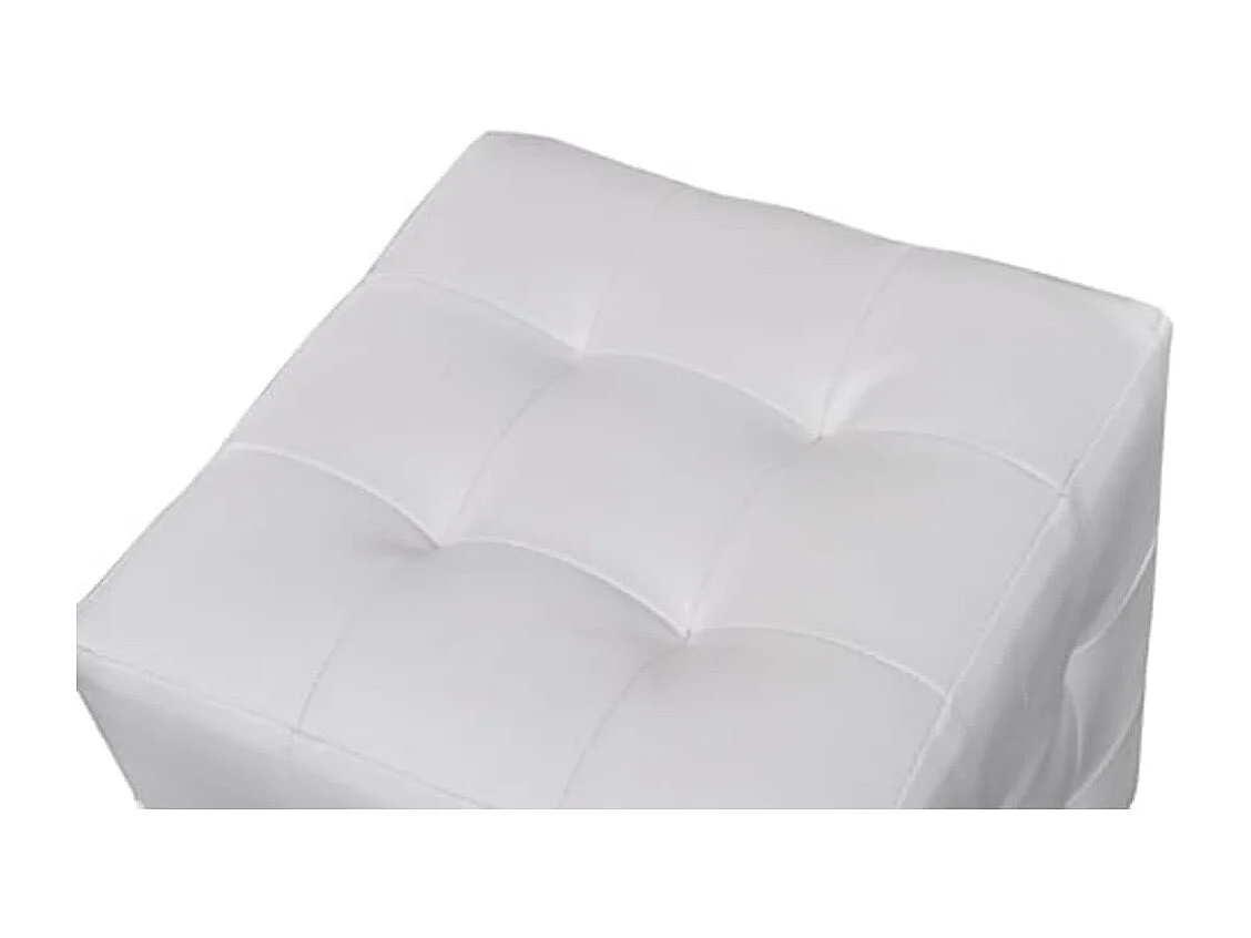 Tabourets cube Blanc