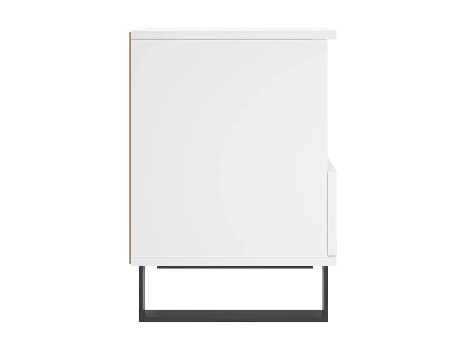 Table de chevet Blanc 40x35x50 cm Bois d’ingénierie