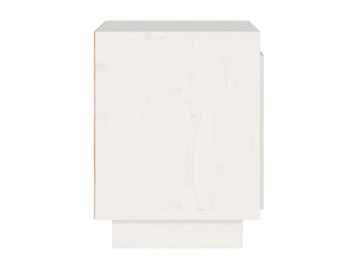 Table de chevet Blanc 40x30x40 cm Bois de pin solide