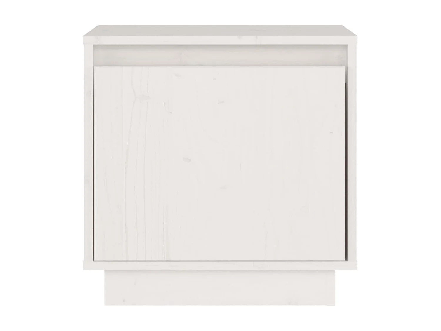 Table de chevet Blanc 40x30x40 cm Bois de pin solide