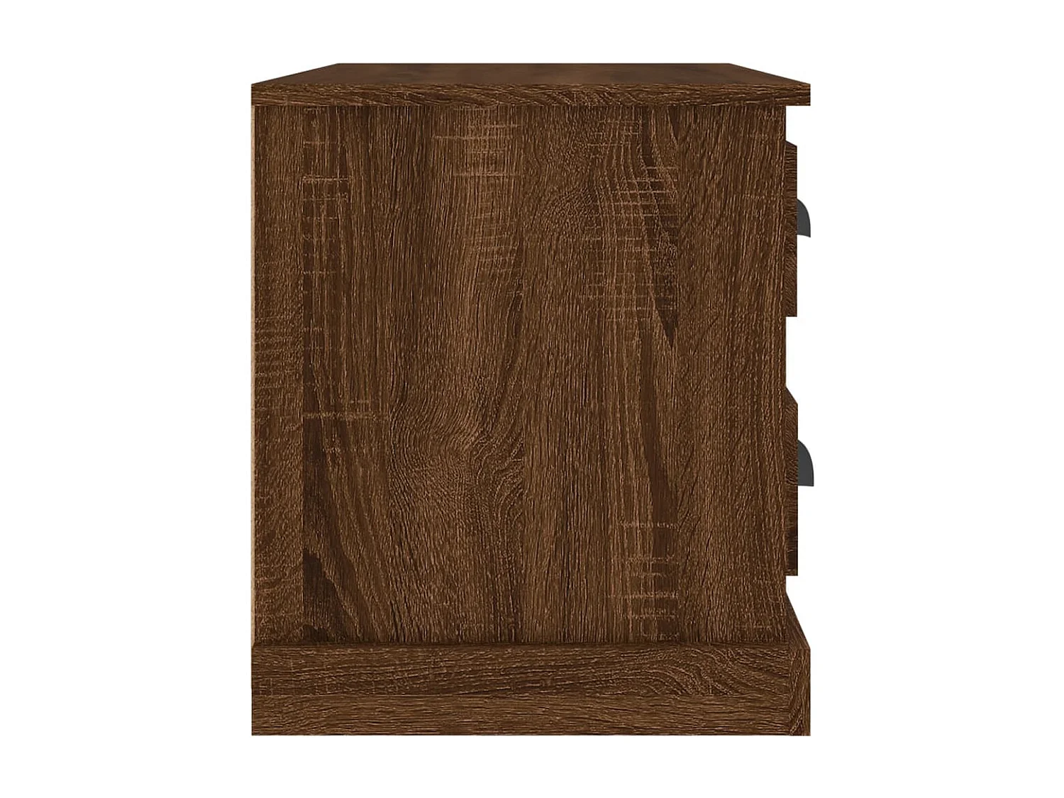 Mesa de cabeceira 60x39x45 cm cor carvalho castanho