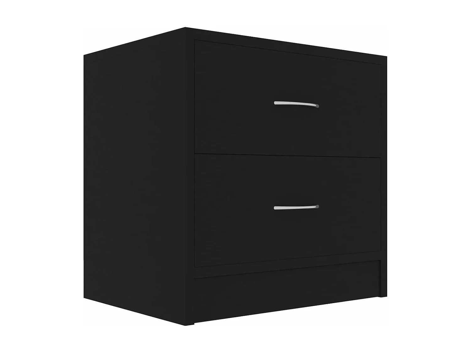 Table de chevet Noir 40 x 30 x 40 cm Aggloméré