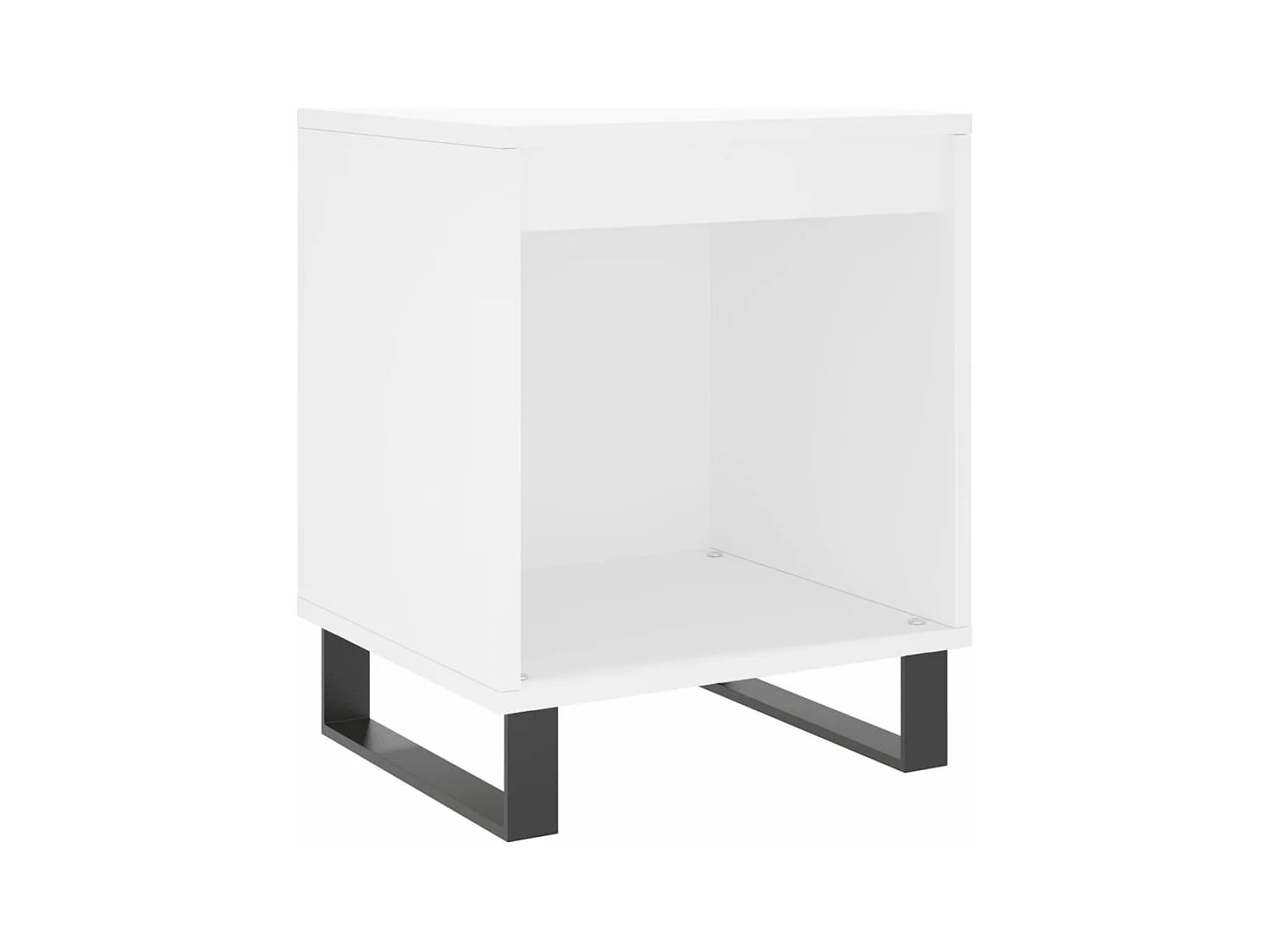 Mesa de cabeceira 40x35x50 cm derivados de madeira branco