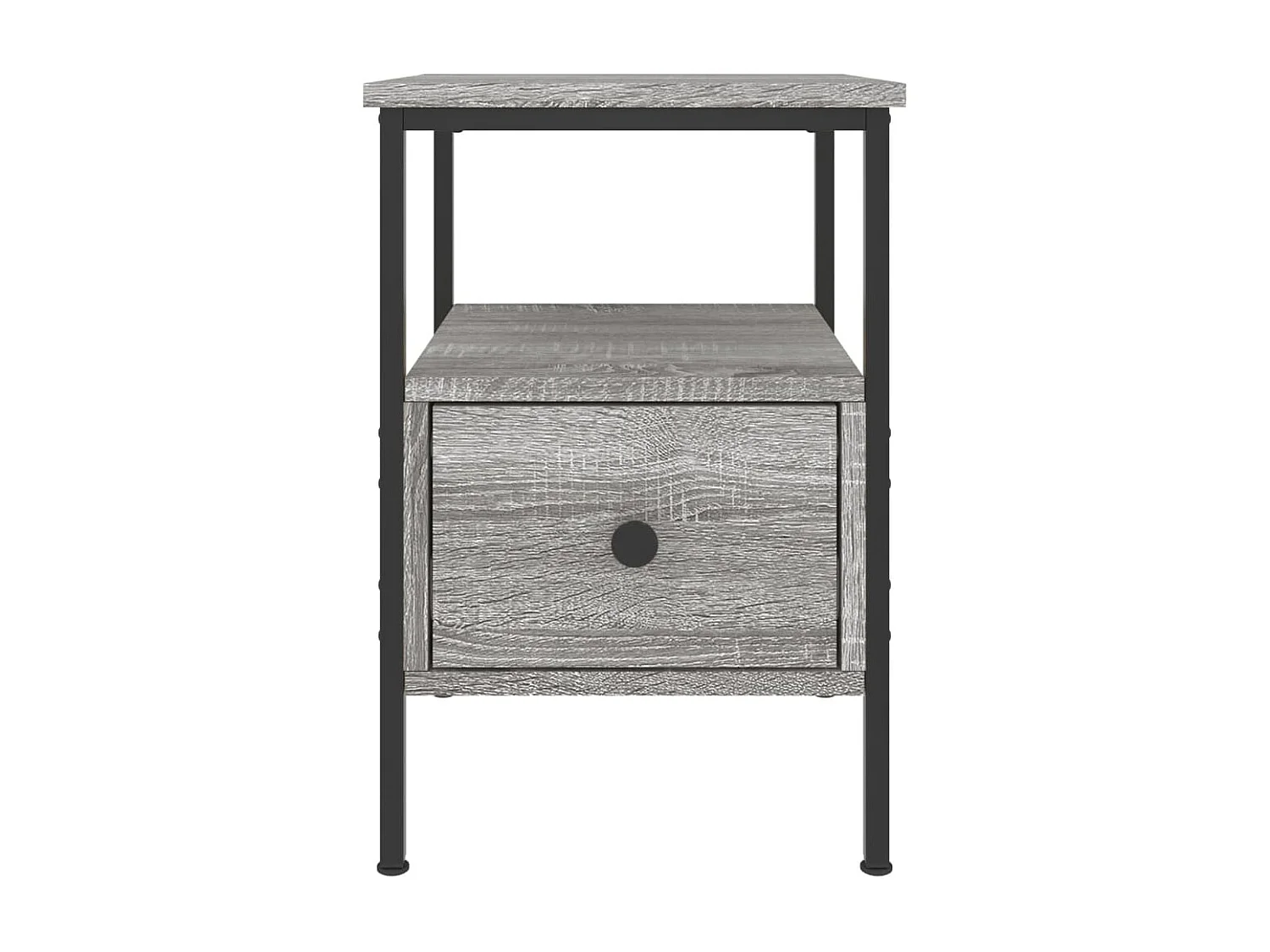 Table de chevet sonoma gris 34x36x50 cm bois d'ingénierie