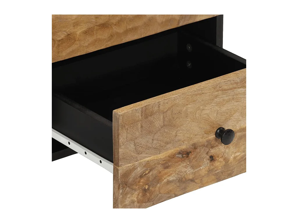 Tables de chevet 2 pièces 40x33x46 cm Bois de manguier solide