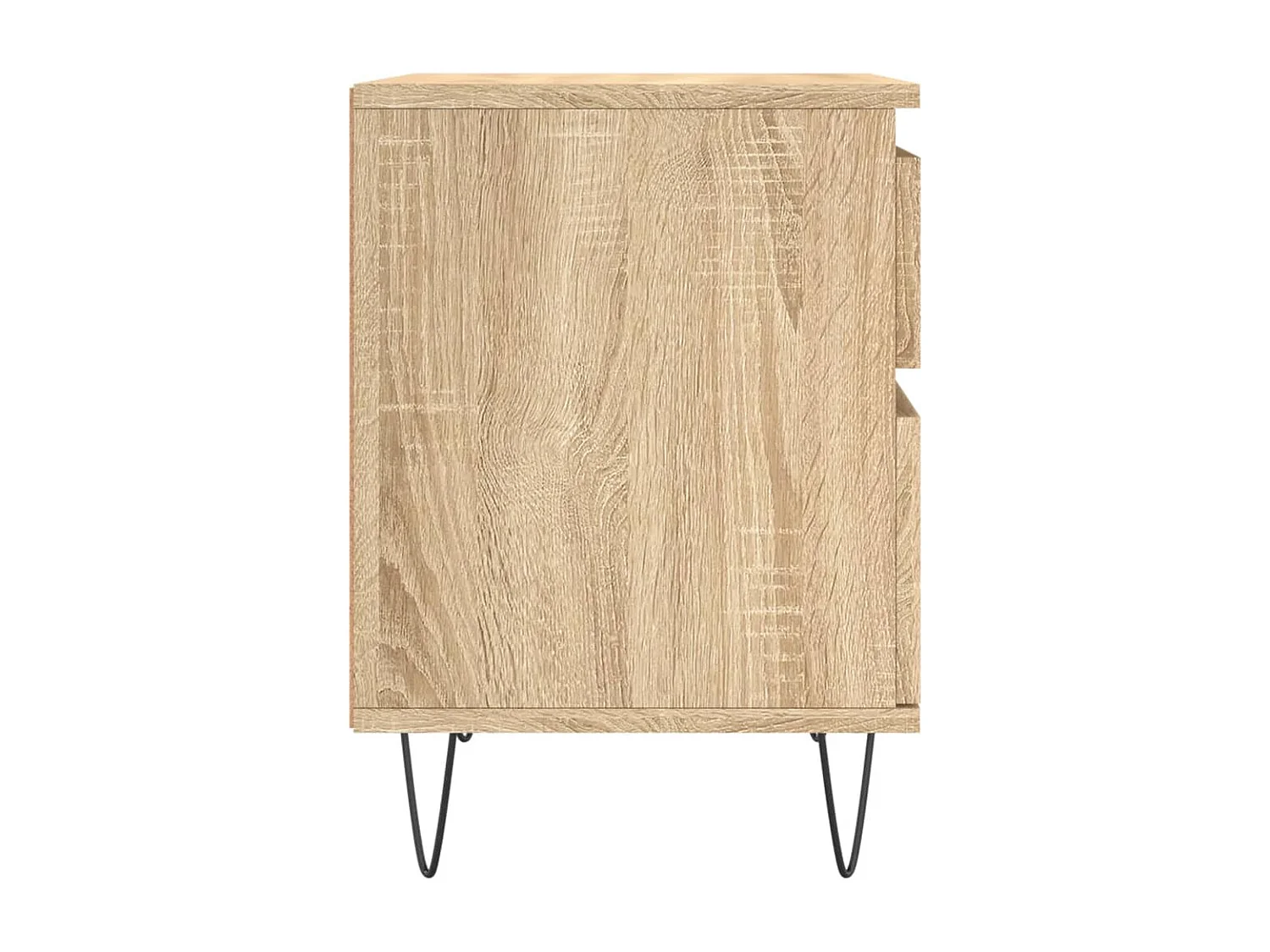 Mesita de noche madera de ingeniería roble Sonoma 40x35x50 cm