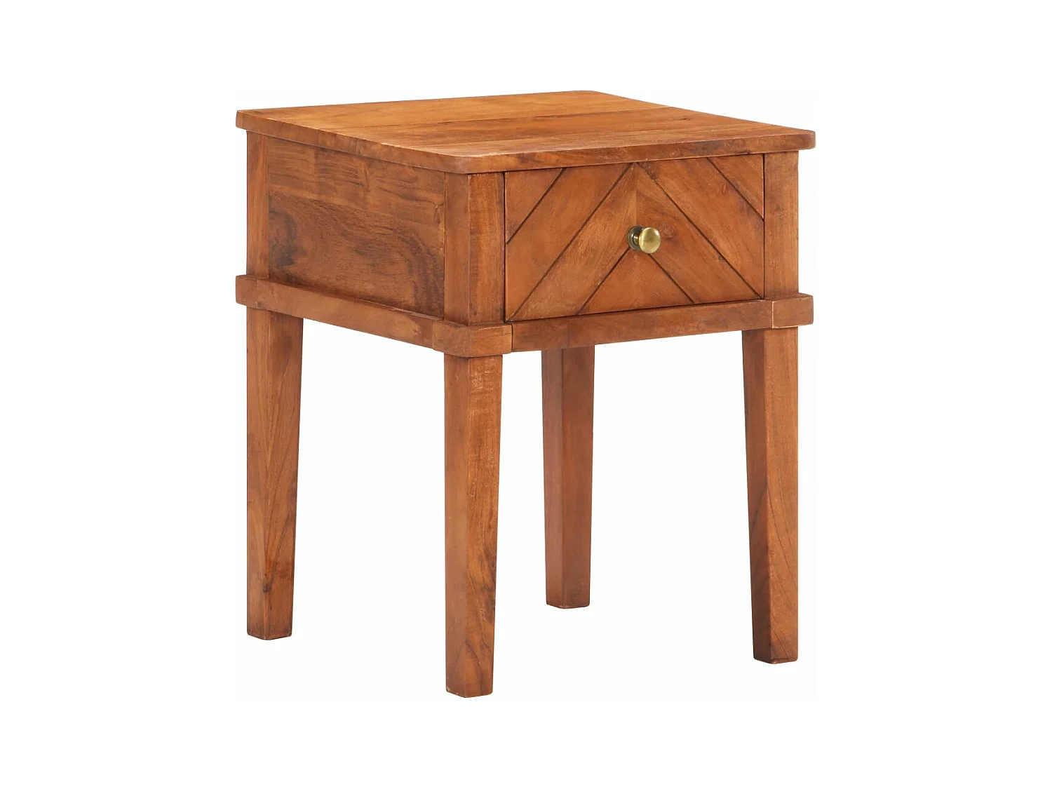 Table de chevet 40x40x50 cm Bois d'acacia massif