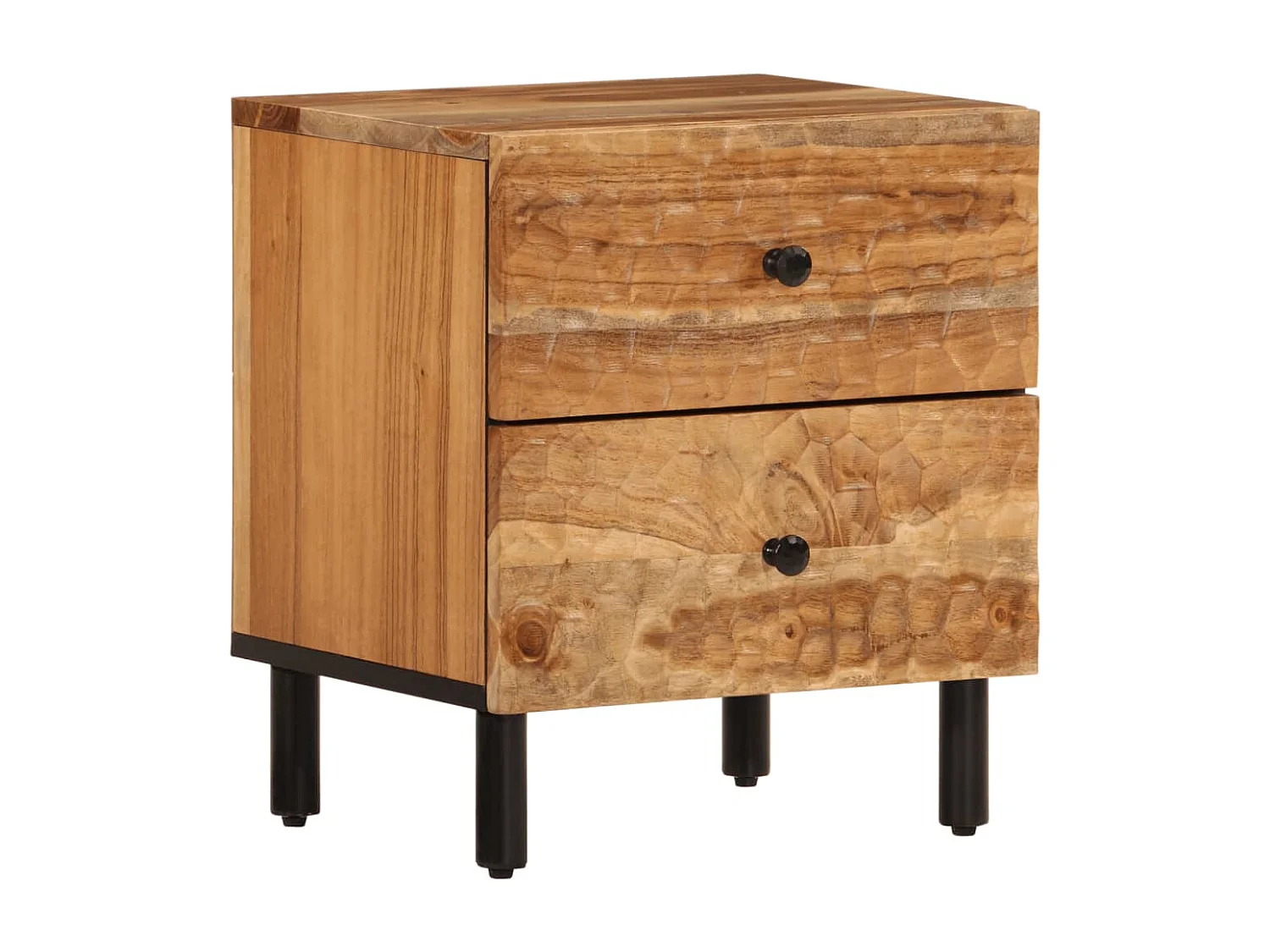 Table de chevet 40x33x46 cm Bois d'acacia massif