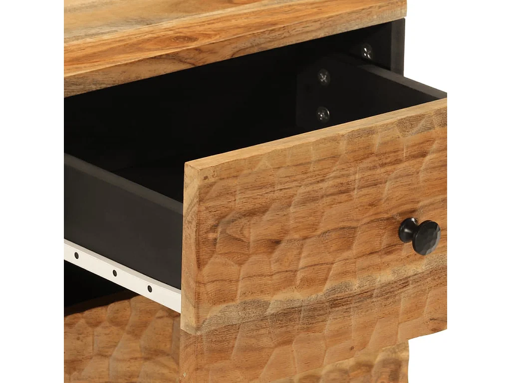 Table de chevet 40x33x46 cm Bois d'acacia massif