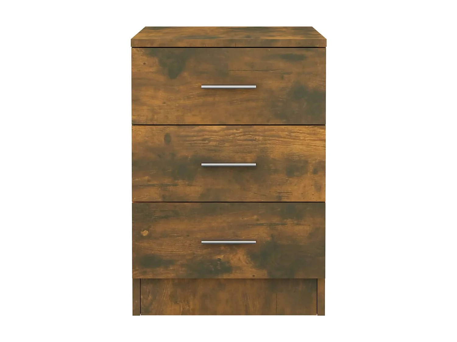 Mesa cabeceira 38x35x56 cm derivados de madeira carvalho fumado