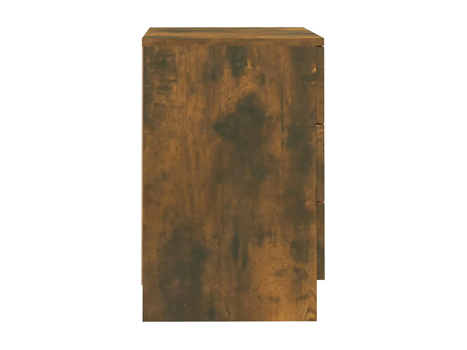 Mesa cabeceira 38x35x56 cm derivados de madeira carvalho fumado