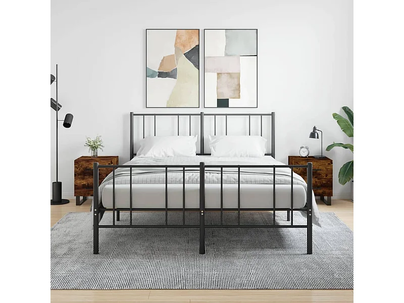 Nachtkastjes 2 st 40x35x47,5 cm bewerkt hout gerookt eikenkleur