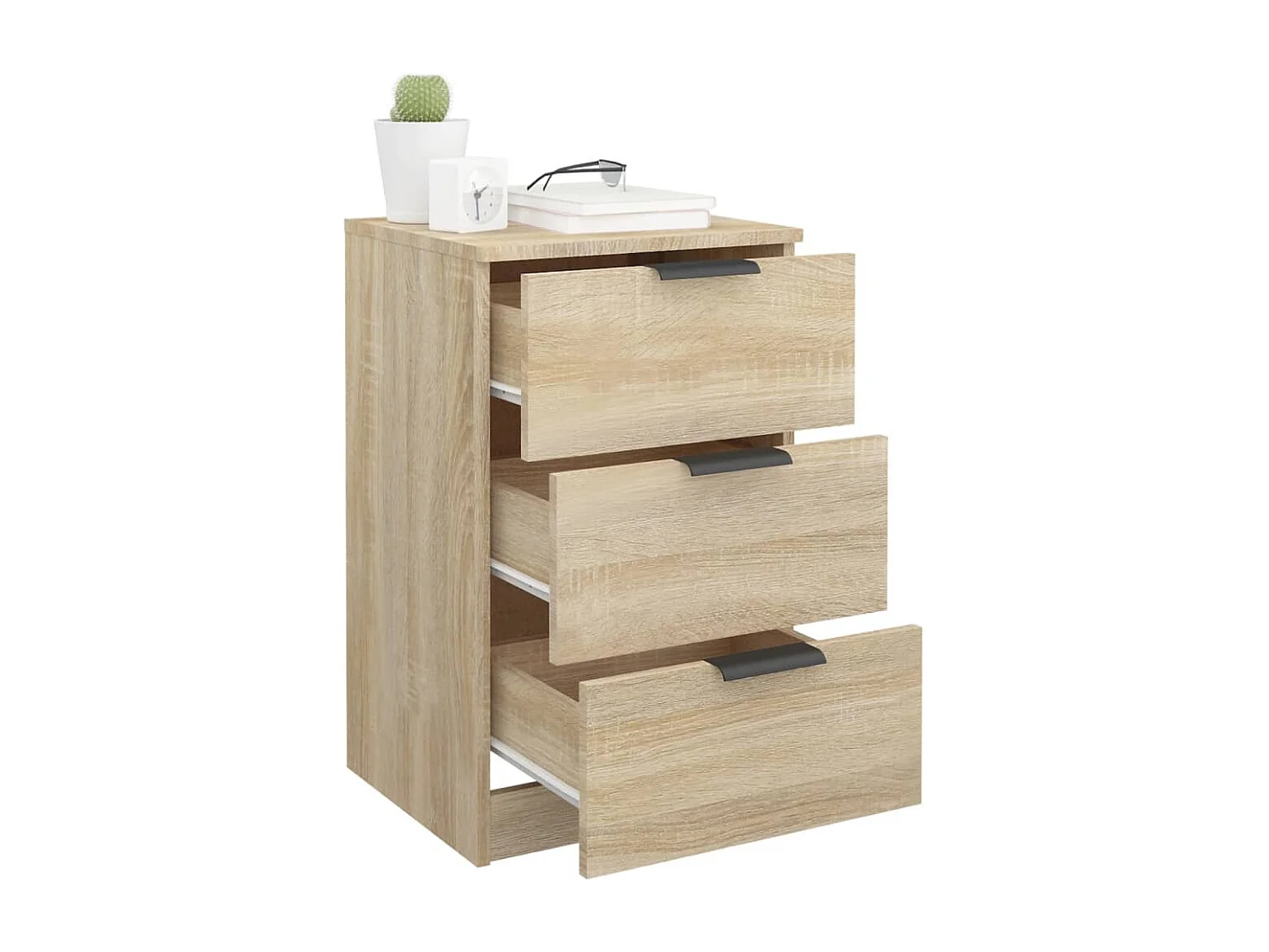 Table de chevet Chêne sonoma 40x36x65 cm