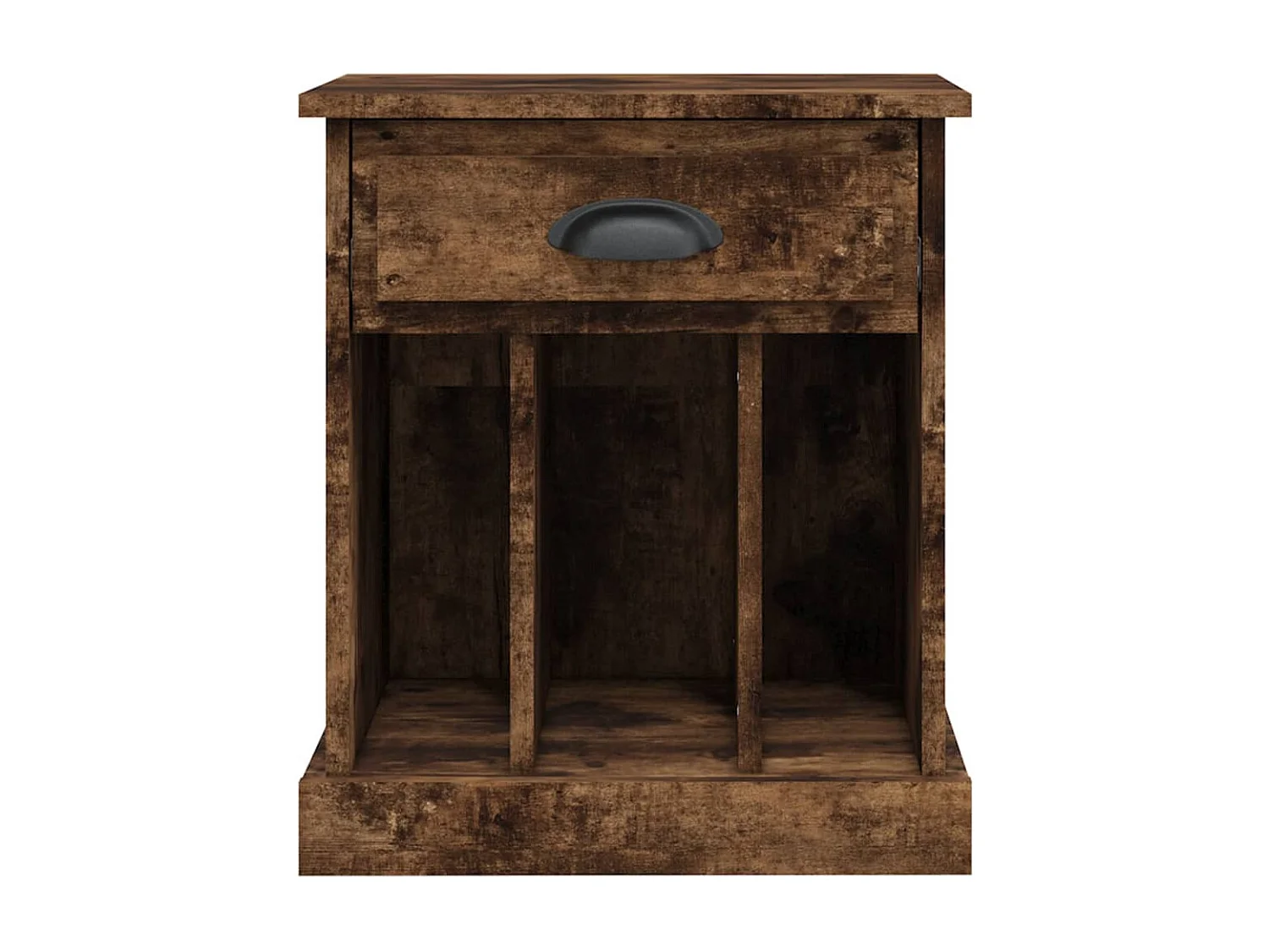 Table de chevet chêne fumé 43x36x50 cm