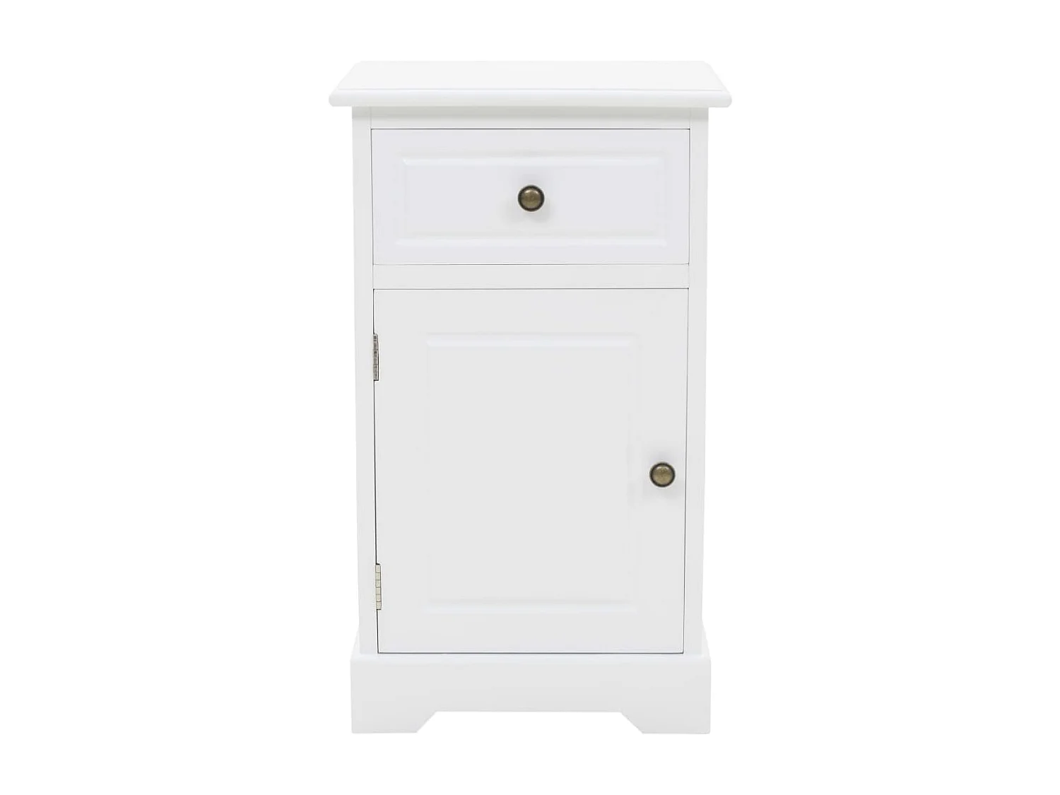 Table de chevet MDF et Bois de pin 35 x 32 x 59 cm