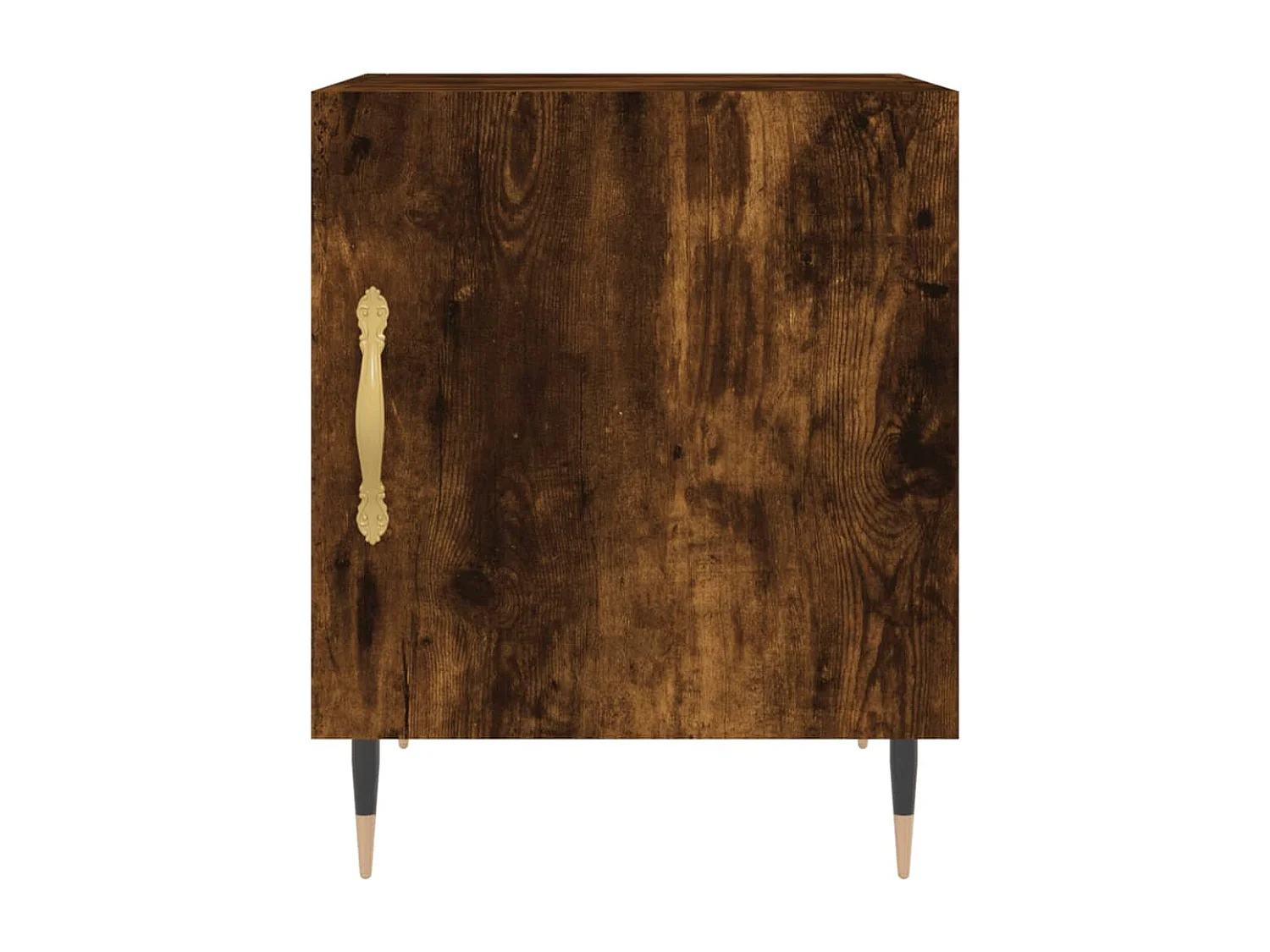 Nachtkastjes 2 st 40x40x50 cm bewerkt hout gerookt eikenkleurig