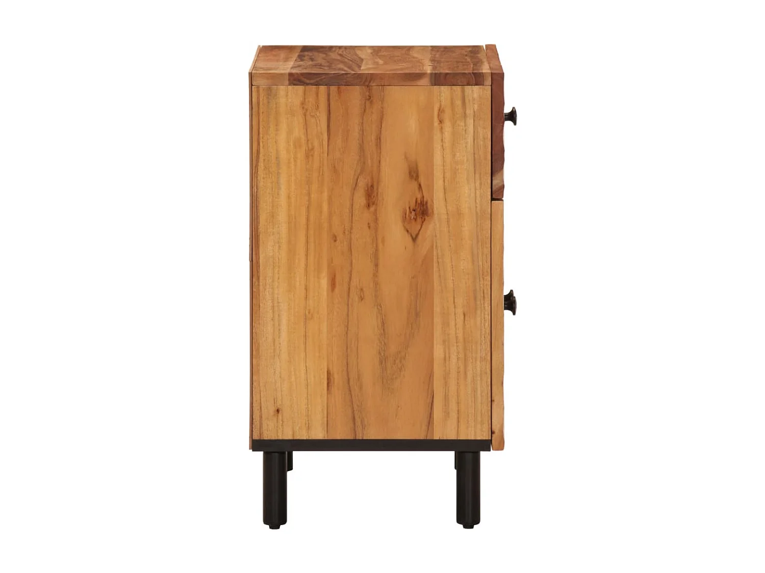 Mesa de cabeceira 50x33x60 cm madeira de acácia maciça