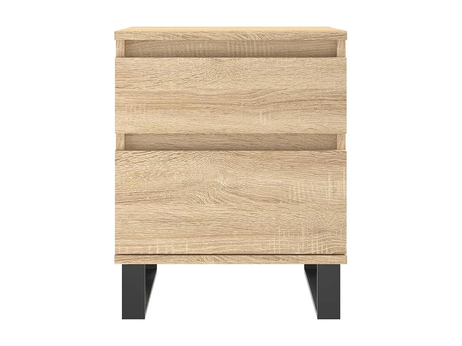 Mesita de noche madera de ingeniería roble Sonoma 40x35x50 cm