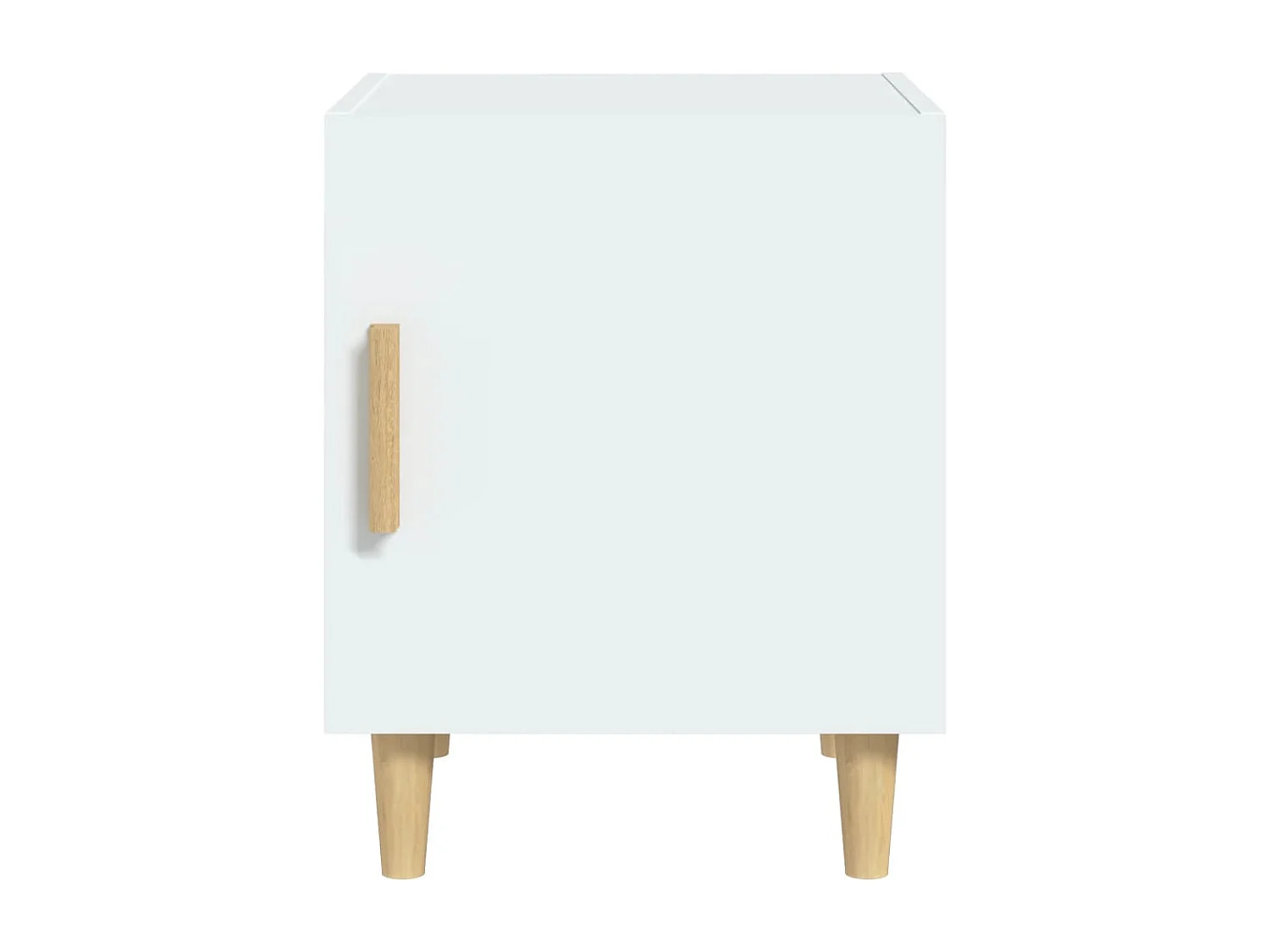 Table de chevet Blanc Bois d'ingénierie